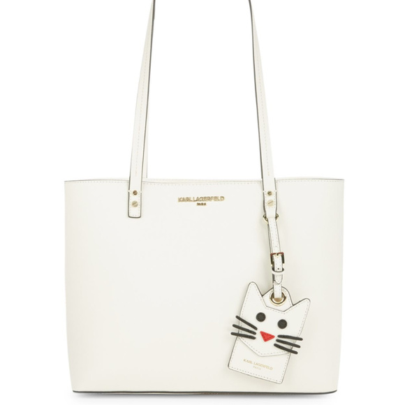 karl lagerfeld maybelle cat tote